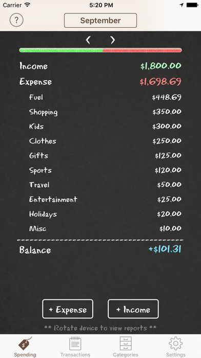 Download Spending Tracker App on your Windows XP/7/8/10 and MAC PC
